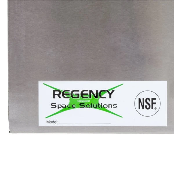 Regency Space Solutions Regency Stainless Steel Vent Duct For Conveyor Dishwashers - 72" - Image 5