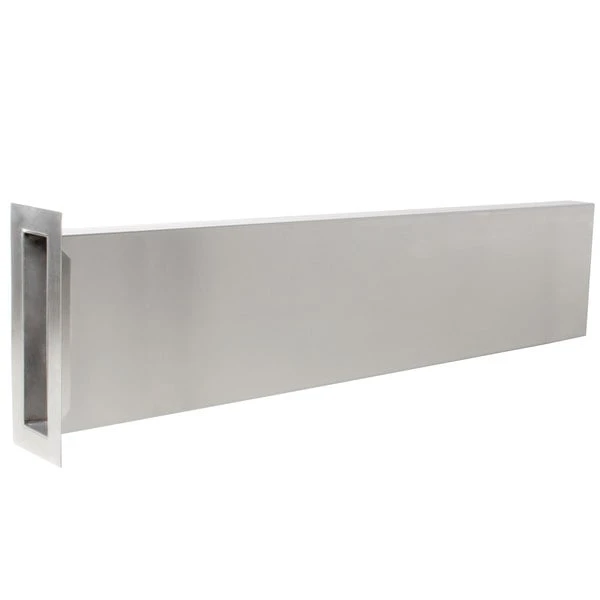 Regency Space Solutions Regency Stainless Steel Vent Duct For Conveyor Dishwashers - 72" - Image 2