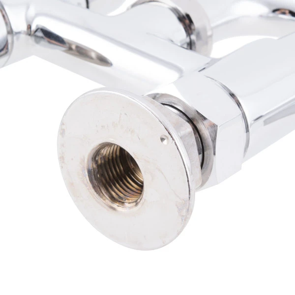 T&S Brass And Bronze Works Equip By T&S 5F-4DLX08 Deck Mount Swivel Base Mixing Faucet With 8 1/8" Swing Nozzle 4" Centers - ADA Compliant - Image 6