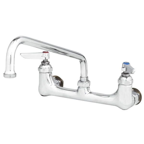 T&S Brass And Bronze Works T&S B-0231-EE-CR Wall Mounted Pantry Faucet With 8" Centers, 12" Swing Nozzle, Cerama Cartridges, And EE Connections 3 T&S Brass And Bronze Works T&S B-0231-EE-CR Wall Mounted Pantry Faucet With 8" Centers, 12" Swing Nozzle, Cerama Cartridges, And EE Connections