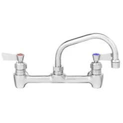 Fisher 13218 Backsplash Mounted Faucet With 8" Centers And 16" Swing Spout