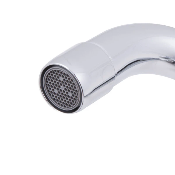 T&S Brass And Bronze Works Equip By T&S 5F-8CLX06 Deck Mounted Workboard Faucet With 6 1/8" Swing Spout, 8" Centers, 5.03 GPM Laminar Flow Device, Cerama Cartridges, And Lever Handles - Image 5