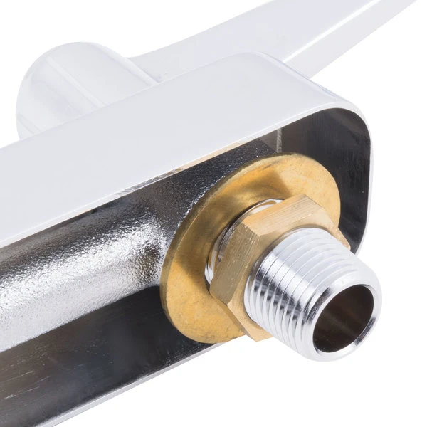 T&S Brass And Bronze Works Equip By T&S 5F-8CWX08 Deck Mounted Workboard Faucet With 8 1/8" Swing Spout, 8" Centers, 5.03 GPM Laminar Flow Device, Cerama Cartridges, And Wrist Handles - Image 5