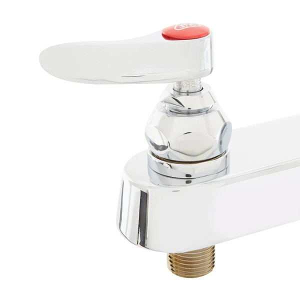 T&S Brass And Bronze Works T&S B-1142 Deck Mounted Workboard Faucet With 8" Centers - 5 3/4" Swivel Gooseneck Spout - Image 6