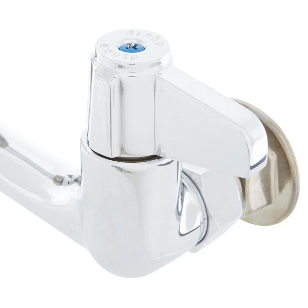 T&S Brass And Bronze Works Equip By T&S 5F-8WLX16 Wall Mounted Faucet With 16 1/8" Swing Spout, 5.2 GPM Laminar Flow Device, 8" Adjustable Centers, And Lever Handles - Image 5