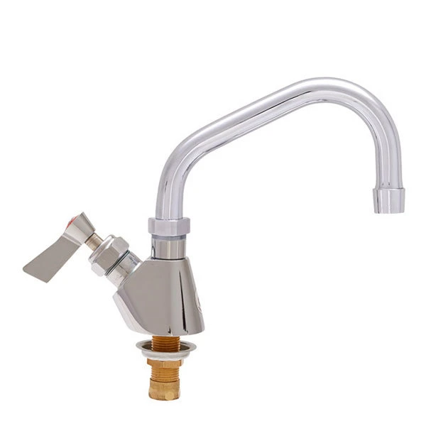 Fisher 3010 Deck Mounted Faucet With 6" Swing Nozzle, 2.2 GPM Aerator, And Lever Handle