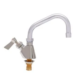 Fisher 3012 Deck Mounted Faucet With 10" Swing Nozzle, 2.2 GPM Aerator, And Lever Handle