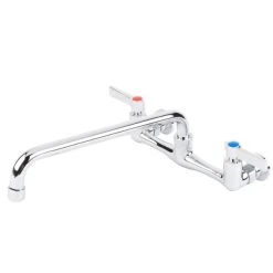 Advance Tabco K-112 Wall-Mount Faucet With 8" Centers - 12" Swing Nozzle