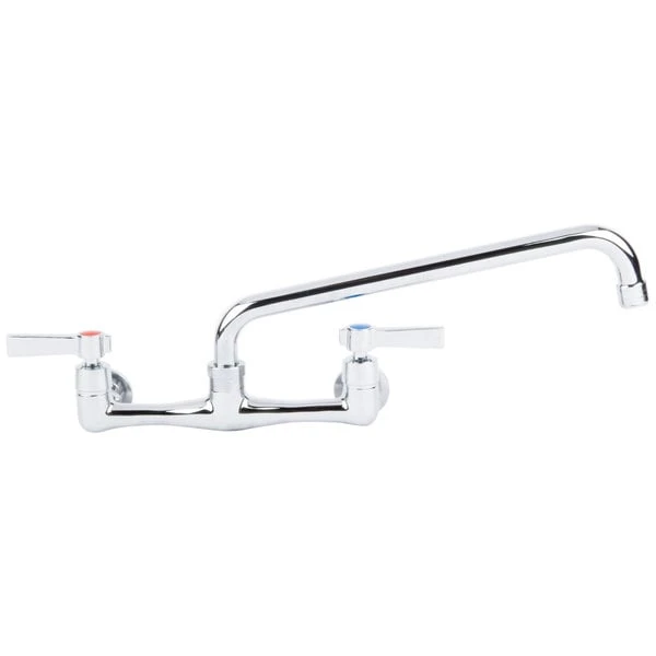Advance Tabco K-112 Wall-Mount Faucet With 8" Centers - 12" Swing Nozzle - Image 2