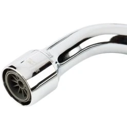 T&S Brass And Bronze Works T&S B-2414-CR-SC Wall Mount Mixing Faucet With 8" Adjustable Centers, 8" Swing Nozzle, Spring Checks, And Cerama Cartridges -Faucet Equipment Shop 1474932