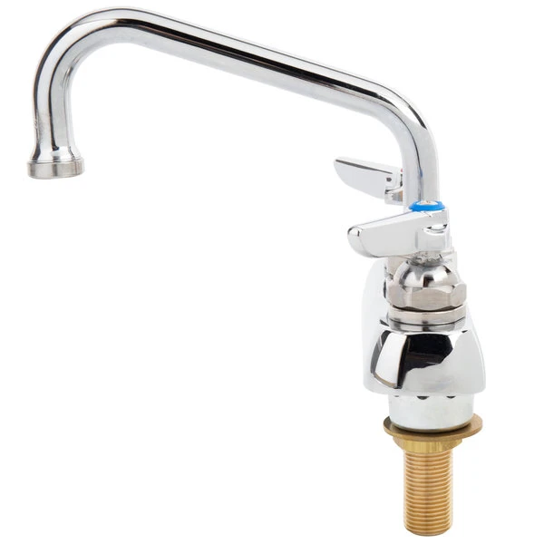 T&S Brass And Bronze Works T&S B-1110-XS Deck Mount Workboard Faucet With 4" Centers, 6" Swing Nozzle, Escutcheon, And Tailpieces - Image 3