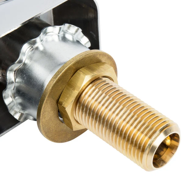 T&S Brass And Bronze Works T&S B-1110-XS Deck Mount Workboard Faucet With 4" Centers, 6" Swing Nozzle, Escutcheon, And Tailpieces - Image 6