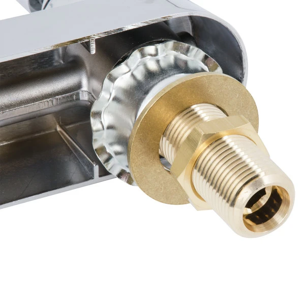 T&S Brass And Bronze Works T&S B-1128-XS-F12 Wall Mounted Workboard Faucet With 8" Centers, 12" Swing Spout, 1.2 GPM Aerator, Eterna Cartridges, And Lever Handles - Image 6