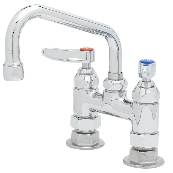 T&S Brass And Bronze Works T&S B-0228 Deck Mounted Pantry Faucet With 4" Adjustable Centers, 6" Swing Nozzle, And Eterna Cartridges 3 T&S Brass And Bronze Works T&S B-0228 Deck Mounted Pantry Faucet With 4" Adjustable Centers, 6" Swing Nozzle, And Eterna Cartridges
