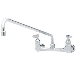 T&S Brass And Bronze Works T&S B-0230-EE Wall Mounted Pantry Faucet With 8" Adjustable Centers, 18" Swing Nozzle, And EE Connections