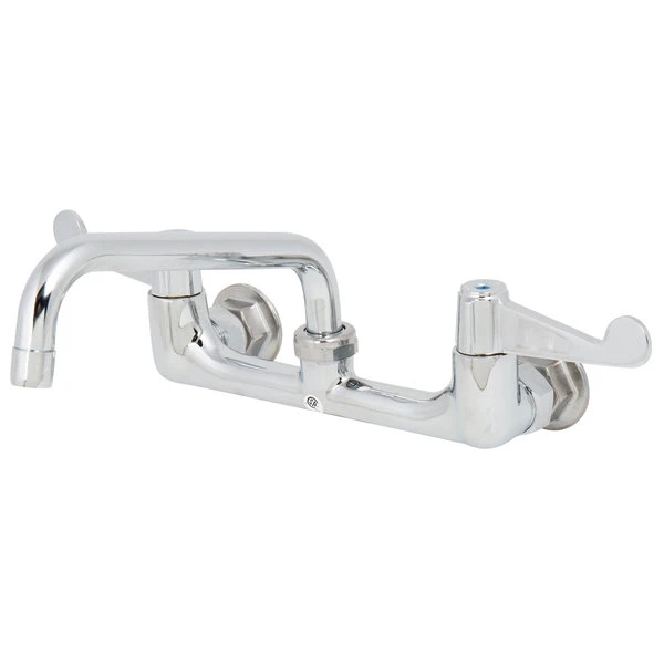 T&S Brass And Bronze Works Equip By T&S 5F-8WWB08 Wall Mounted Faucet With Adjustable 8" Centers, 8 1/8" Swing Spout, Laminar Flow Device, Cerama Cartridges, And Wrist Handles 5 T&S Brass And Bronze Works Equip By T&S 5F-8WWB08 Wall Mounted Faucet With Adjustable 8" Centers, 8 1/8" Swing Spout, Laminar Flow Device, Cerama Cartridges, And Wrist Handles - Image 3