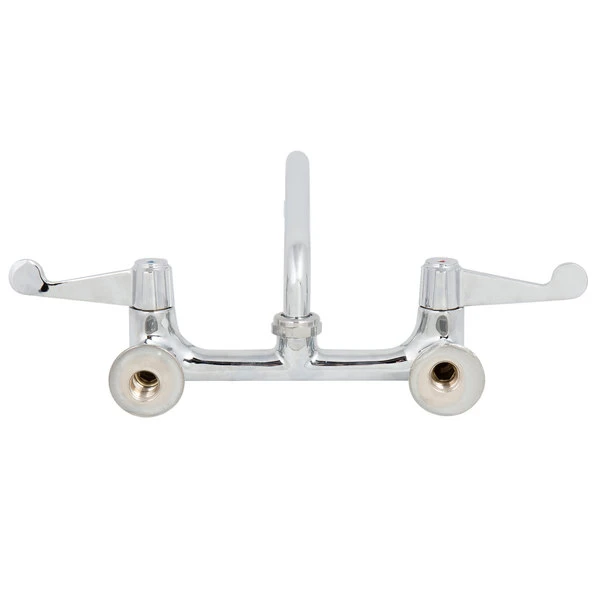 T&S Brass And Bronze Works Equip By T&S 5F-8WWB08 Wall Mounted Faucet With Adjustable 8" Centers, 8 1/8" Swing Spout, Laminar Flow Device, Cerama Cartridges, And Wrist Handles 7 T&S Brass And Bronze Works Equip By T&S 5F-8WWB08 Wall Mounted Faucet With Adjustable 8" Centers, 8 1/8" Swing Spout, Laminar Flow Device, Cerama Cartridges, And Wrist Handles - Image 5