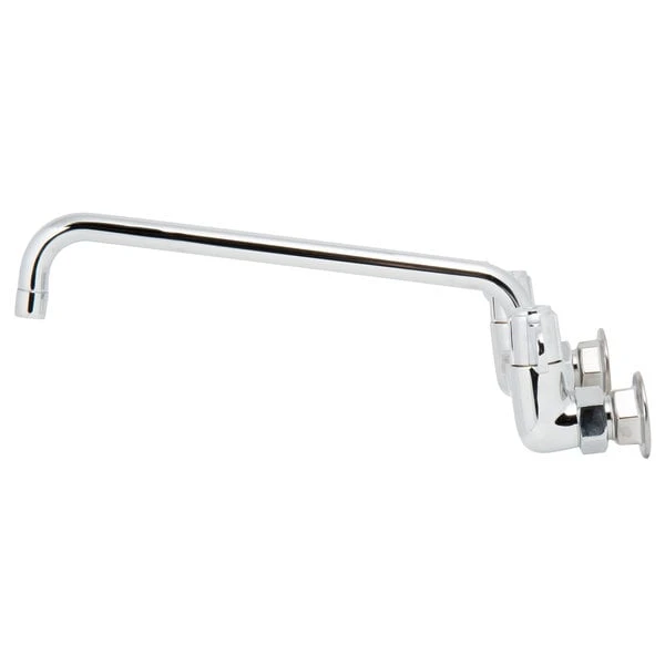 T&S Brass And Bronze Works Equip By T&S 5F-8WWB12 Wall Mounted Faucet With Adjustable 8" Centers, 12" Swing Spout, Laminar Flow Device, Cerama Cartridges, And Wrist Handles - Image 4