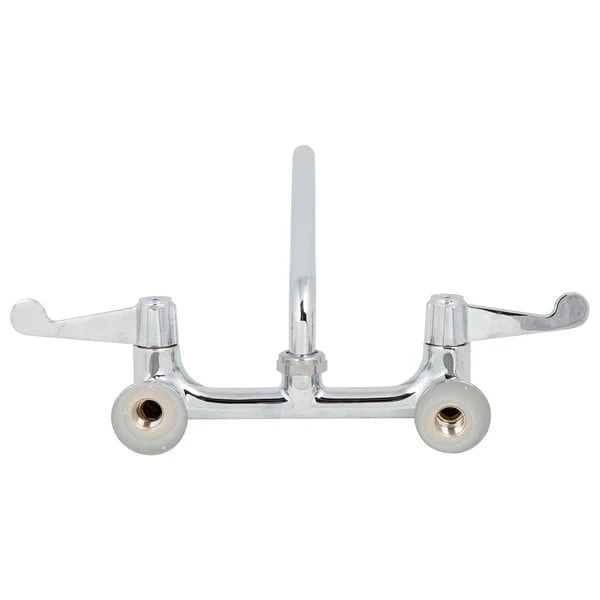 T&S Brass And Bronze Works Equip By T&S 5F-8WWB12 Wall Mounted Faucet With Adjustable 8" Centers, 12" Swing Spout, Laminar Flow Device, Cerama Cartridges, And Wrist Handles - Image 5