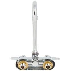 T&S Brass And Bronze Works T&S B-1146-2-V12-CR Wall Mounted Workboard Faucet With 4" Centers, 4 3/8" Gooseneck Spout, 1.2 GPM Aerator, Cerama Cartridges, And Lever Handles 12 T&S Brass And Bronze Works T&S B-1146-2-V12-CR Wall Mounted Workboard Faucet With 4" Centers, 4 3/8" Gooseneck Spout, 1.2 GPM Aerator, Cerama Cartridges, And Lever Handles -Faucet Equipment Shop 1667244