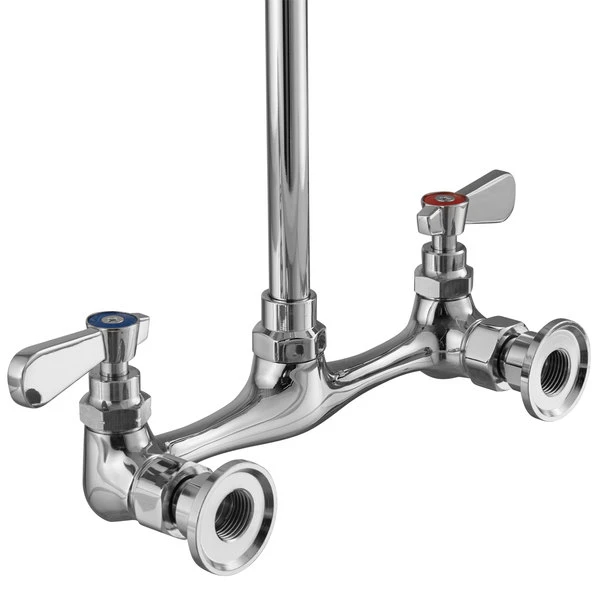 Assure Parts 1.15 GPM Chrome-Plated Wall-Mount Pre-Rinse Faucet With 8" Centers - Image 3