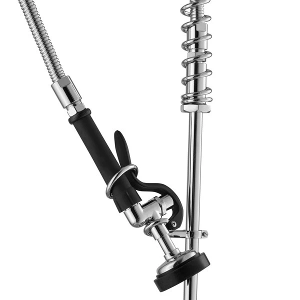 Assure Parts 1.15 GPM Chrome-Plated Wall-Mount Pre-Rinse Faucet With 8" Centers - Image 4