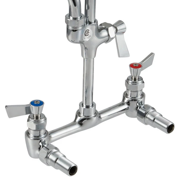 Fisher 48917 Backsplash Mounted Pre-Rinse Faucet With Wall Bracket And 8" Centers - 12" Swing Spout - Image 2