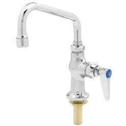 T&S Brass And Bronze Works T&S B-0207 Deck Mounted Single Hole Pantry Faucet With 6" Swing Nozzle And Eterna Cartridge