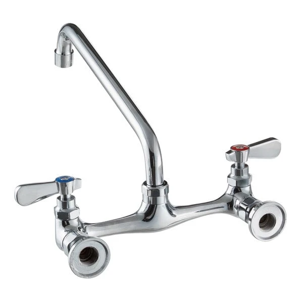 Regency Plumbing & Hardware Regency Wall Mount Faucet With 12" Swing Spout And 8" Centers 4 Regency Plumbing & Hardware Regency Wall Mount Faucet With 12" Swing Spout And 8" Centers - Image 2