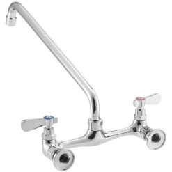 Regency Plumbing & Hardware Regency Wall Mount Faucet With 16" Swing Spout And 8" Centers 8 Regency Plumbing & Hardware Regency Wall Mount Faucet With 16" Swing Spout And 8" Centers -Faucet Equipment Shop 2161492
