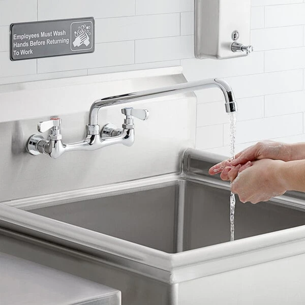 Regency Plumbing & Hardware Regency Wall Mount Faucet With 16" Swing Spout And 8" Centers 3 Regency Plumbing & Hardware Regency Wall Mount Faucet With 16" Swing Spout And 8" Centers