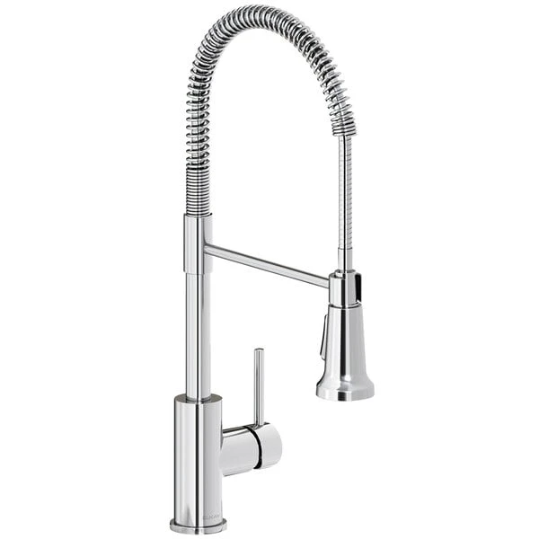 Elkay LKAV2061CR Avado Deck Mount Chrome Kitchen Faucet With Semi-Professional Spout And Forward Lever Handle