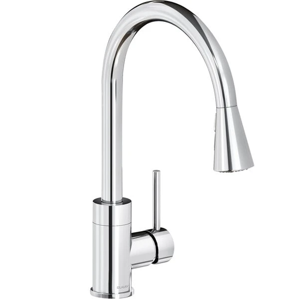 Elkay LKAV3031CR Avado Deck Mount Chrome Kitchen Faucet With Pull-Down Spray Head And Forward Lever Handle