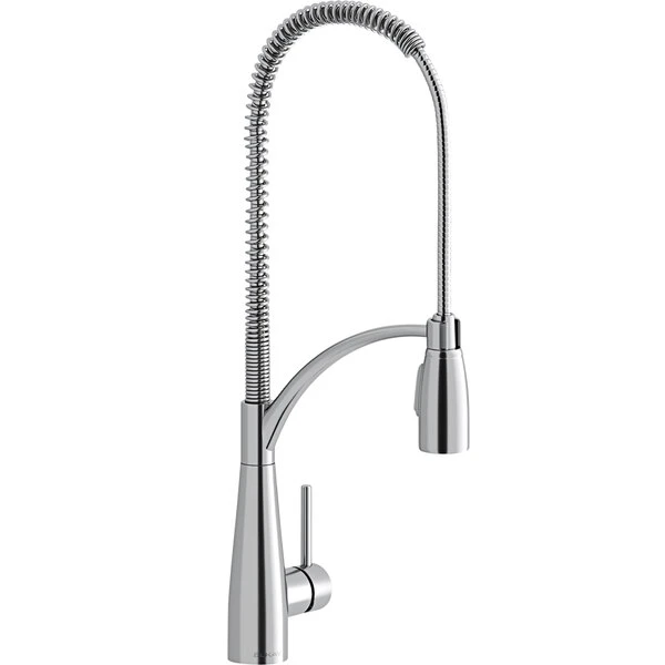 Elkay LKAV4061CR Avado Deck Mount Chrome Kitchen Faucet With Semi-Professional Spout And Forward Lever Handle