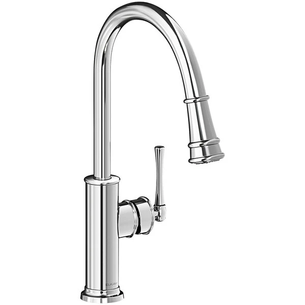 Elkay LKEC2031CR Explore Deck Mount Chrome Bar Faucet With Pull-Down Spray Head And Forward Lever Handle 3 Elkay LKEC2031CR Explore Deck Mount Chrome Bar Faucet With Pull-Down Spray Head And Forward Lever Handle