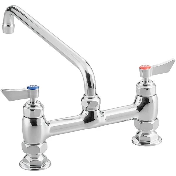 Waterloo Deck-Mounted Faucet With 8" Centers And 12" Swing Spout - Image 3