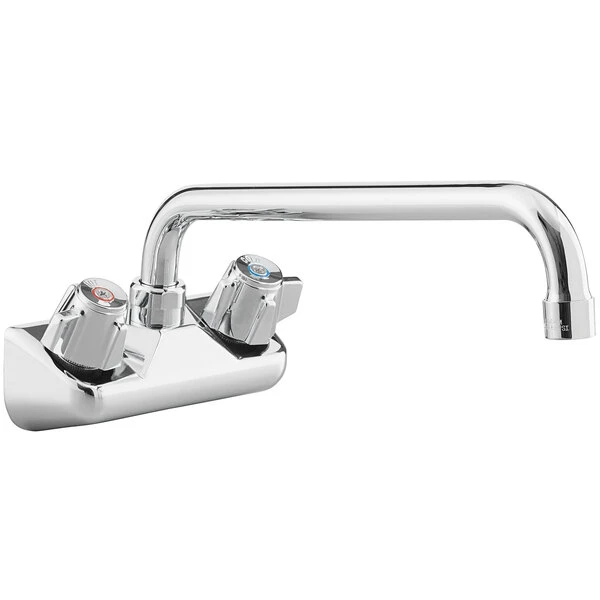 Regency Plumbing & Hardware Regency Wall Mount Faucet With 12" Swing Spout And 4" Centers - Image 2