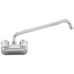 Regency Plumbing & Hardware Regency Wall Mount Faucet With 14" Swing Spout And 4" Centers -Faucet Equipment Shop 2172207