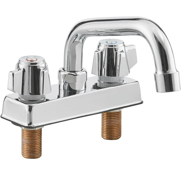 Regency Plumbing & Hardware Regency Deck Mount Faucet With 6" Swing Spout And 4" Centers - Image 2