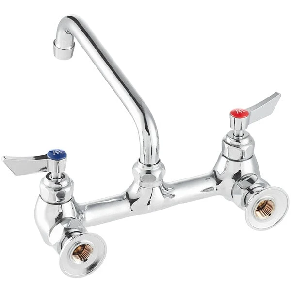 Waterloo Wall-Mounted Faucet With 8" Centers And 8" Swing Spout - Image 3