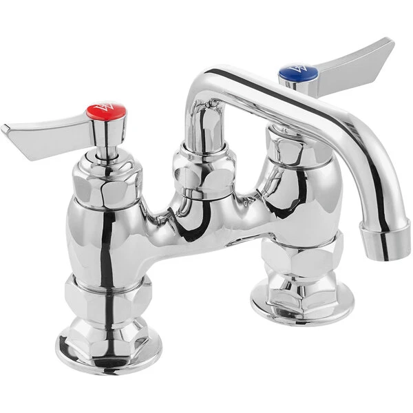 Waterloo Deck-Mounted Faucet With 4" Centers And 6" Swing Spout - Image 2