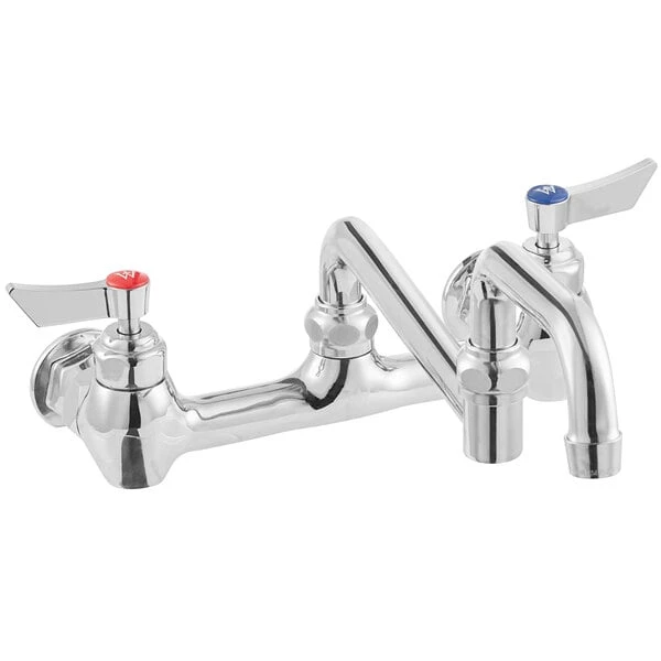 Waterloo Wall-Mounted Faucet With 8" Centers And 15" Double-Jointed Swing Spout - Image 2