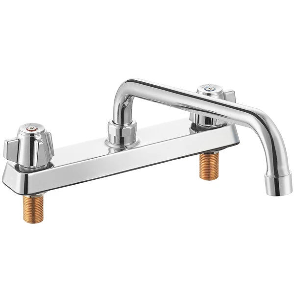 Regency Plumbing & Hardware Regency Deck Mount Faucet With 12" Swing Spout And 8" Centers - Image 2