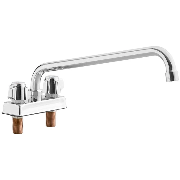 Regency Plumbing & Hardware Regency Deck Mount Faucet With 14" Swing Spout And 4" Centers - Image 2