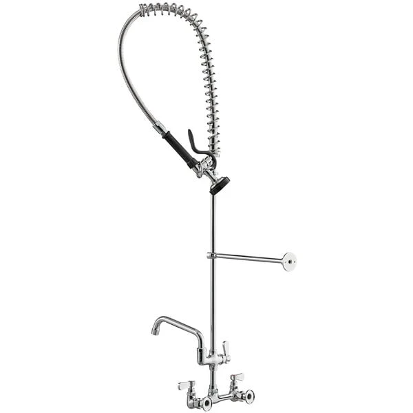 Regency Plumbing & Hardware Regency 1.15 GPM Wall Mount Pre-Rinse Faucet With 8" Add-On Faucet And 8" Centers 5 Regency Plumbing & Hardware Regency 1.15 GPM Wall Mount Pre-Rinse Faucet With 8" Add-On Faucet And 8" Centers - Image 3