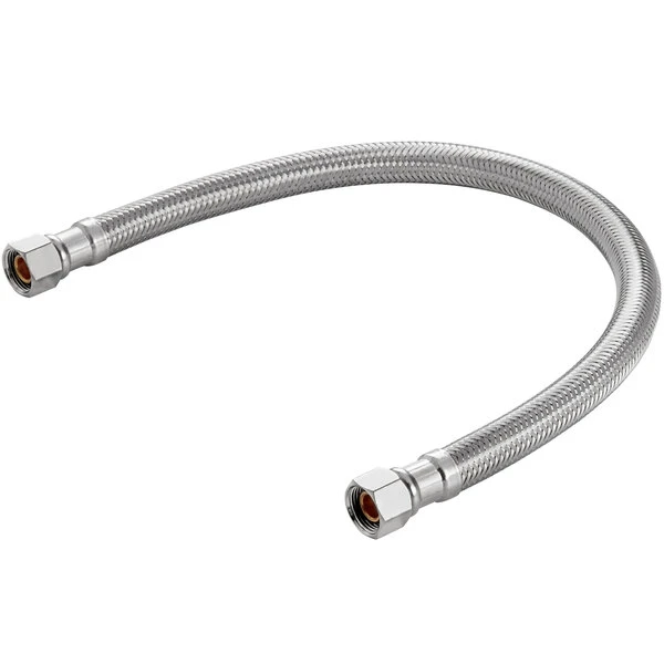 Assure Parts EF-FC-38C38C-16 16" Stainless Steel Braided Faucet Connector With 3/8" Compression X 3/8" Compression