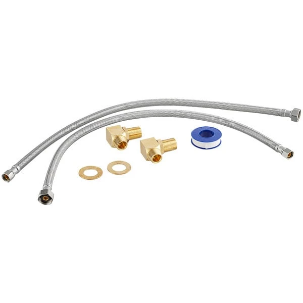 Regency Plumbing & Hardware Regency 1.15 GPM Wall Mount Pre-Rinse Faucet With 12" Add-On Faucet, 8" Centers, And Install Kit - Image 4