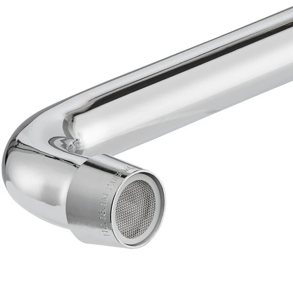 Waterloo Wall-Mounted Faucet With 8" Centers, 12" Swing Spout, And Wrist Handles - Image 4