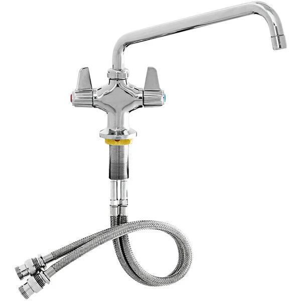 T&S Brass And Bronze Works Equip By T&S 5F-2SLX06 Deck Mount Single Hole Faucet With 6 1/8" Swing Nozzle And Lever Handles 3 T&S Brass And Bronze Works Equip By T&S 5F-2SLX06 Deck Mount Single Hole Faucet With 6 1/8" Swing Nozzle And Lever Handles