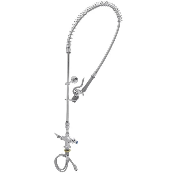 T&S Brass And Bronze Works T&S B-0113-CR-V-BC Deck Mount Single Hole 0.65 GPM Pre-Rinse Faucet With 6" Wall Bracket, Vacuum Breaker, And Cerama Cartridges 3 T&S Brass And Bronze Works T&S B-0113-CR-V-BC Deck Mount Single Hole 0.65 GPM Pre-Rinse Faucet With 6" Wall Bracket, Vacuum Breaker, And Cerama Cartridges